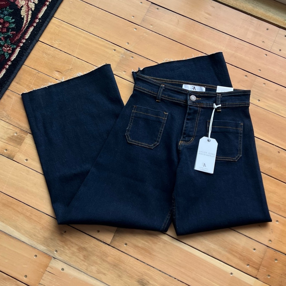 NWT Wide Leg Sailor Jeans